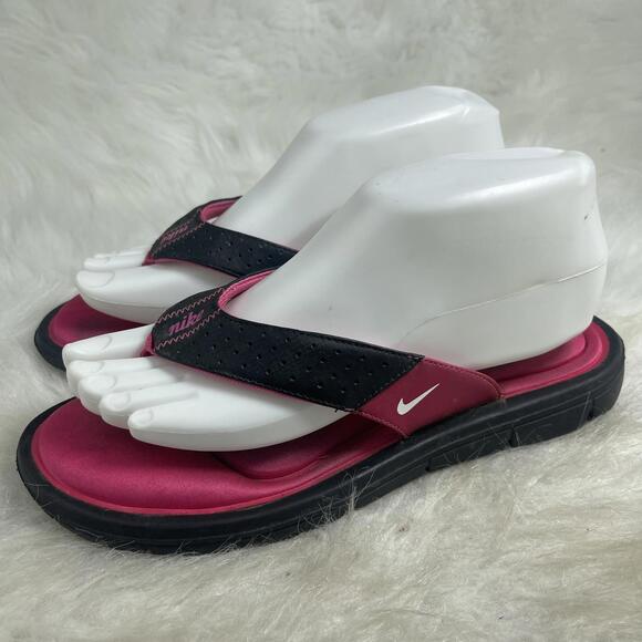 Nike Comfort Footbed 354925-012 Pink Sandals Flip Flops Thong Women's Size 8 - Picture 1 of 9